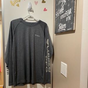 Mens Columbia PFG Gray Top